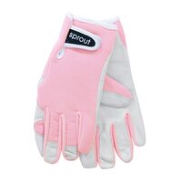 Sprout Goatskin Gardening Gloves - Crystal Pink