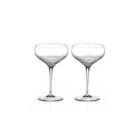 Wedgwood Vera Wang - Sequin Champagne Saucer Pair