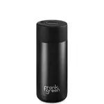 Frank Green Reusable Cup - Ceramic 475ml Black Push Button