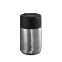 Frank Green Reusable Cup - Ceramic 295ml Brushed Steel Push Button