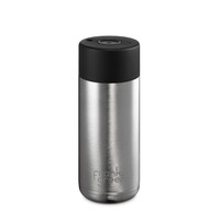 Frank Green Reusable Bottle - Ceramic 475ml Brushed Steel Push Button