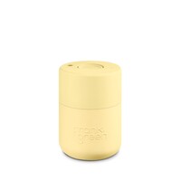 Frank Green Reusable Cup - Original 230ml Buttermilk Push Button Lid