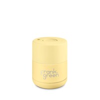 Frank Green Reusable Cup - Ceramic 175ml Buttermilk Push Button