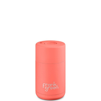 Frank Green Reusable Cup - Ceramic 295ml Living Coral Push Button