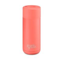 Frank Green Reusable Cup - Ceramic 475ml Living Coral Push Button