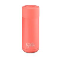 Frank Green Reusable Cup - Ceramic 475ml Living Coral Push Button