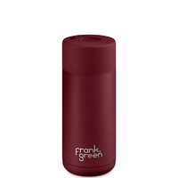 Frank Green Reusable Cup - Ceramic 475ml Merlot Push Button