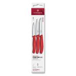 Victorinox Swiss Classic Paring Knife 3pc Set Chilli Red