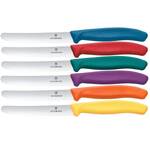 Victorinox Swiss Classic Tomato and Table Knife Wavy Edge 6pc Set Multicolour