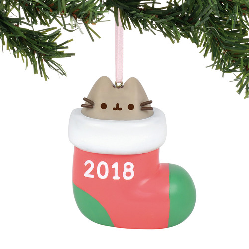 Pusheen Christmas Hanging Ornament - 2018 Stocking Surprise