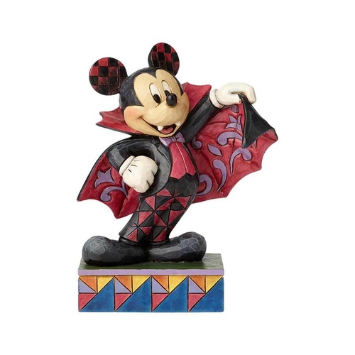 Jim Shore Disney Traditions - Mickey Mouse Vampire Colourful Count Figurine