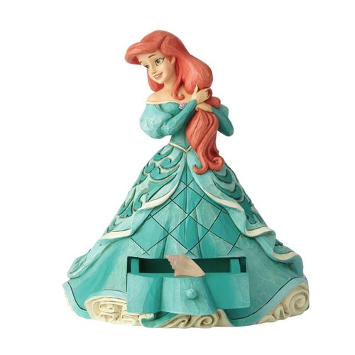 Jim Shore Disney Traditions - Ariel with Shell Charm Figurine