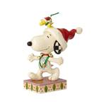 Peanuts By Jim Shore - Snoopy with Woodstock - Jingle Bell Buddies