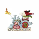 Peanuts By Jim Shore - Christmas Train Engine - All Aboard