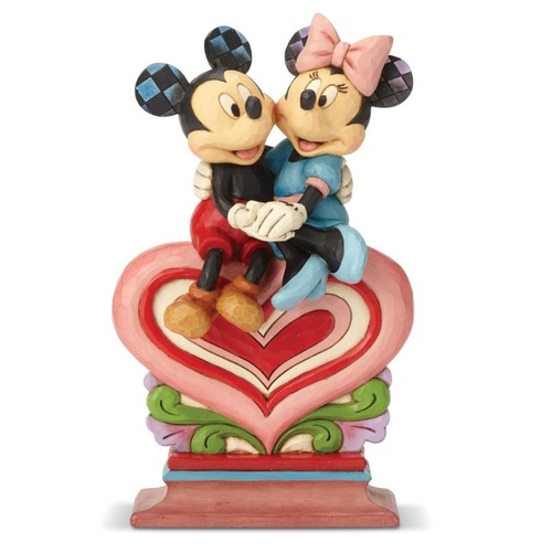 Jim Shore Disney Traditions - Mickey & Minnie Mouse - Heart to Heart