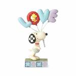 PRE PRODUCTION SAMPLE - Peanuts by Jim Shore - Snoopy with LOVE Balloon - Love is in the Air