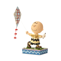Peanuts by Jim Shore - Charlie Brown Flying Kite - Up, Up and Away!
