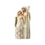 Jim Shore Heartwood Creek White Woodland - White Woodland Holy Family - Pure and Perfect Love