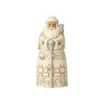 Jim Shore Heartwood Creek White Woodland - Santa with Cane