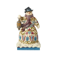 PRE PRODUCTION SAMPLE - Heartwood Creek Victorian - Snowman with Lantern