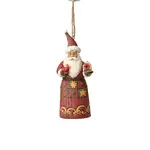 PRE PRODUCTION SAMPLE - Folklore by Jim Shore - Santa with Birdhouse Hanging Ornament