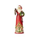 Jim Shore Heartwood Creek Classic - Tall Narrow Santa with Lantern - Tall Tidings