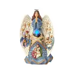 Jim Shore Heartwood Creek - Lighted Nativity Angel Musical