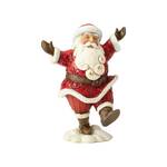 Jim Shore Heartwood Creek Classic - Pint Sized Walking Santa - Hooray for the Holidays
