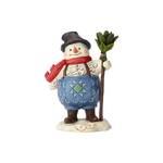 Jim Shore Heartwood Creek Classic - Pint Sized Snowman - Keep Your Spirits Up