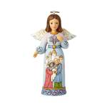 Jim Shore Heartwood Creek Classic - Pint Size Nativity Angel - May All the Earth Rejoice