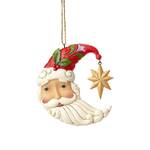 Jim Shore Heartwood Creek - Crescent Moon Santa Hanging Ornament