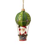 Jim Shore Heartwood Creek Classic - Santa in Hot Air Balloon Hanging Ornament