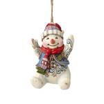 Jim Shore Heartwood Creek Classic - Sitting Snowman Hanging Ornament