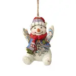 Heartwood Creek Classic - Sitting Snowman Hanging Ornament