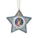 Jim Shore Heartwood Creek Classic - Star Shaped Nativity Hanging Ornament
