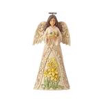 Jim Shore Heartwood Creek Monthly Angel Collection - March Angel