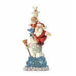 PRE PRODUCTION SAMPLE - Frosty The Snowman By Jim Shore - Stacked Frosty and Friends