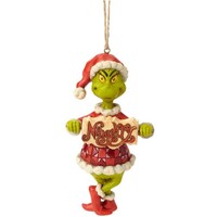 Dr Seuss The Grinch by Jim Shore - Grinch Naughty/Nice Hanging Ornament