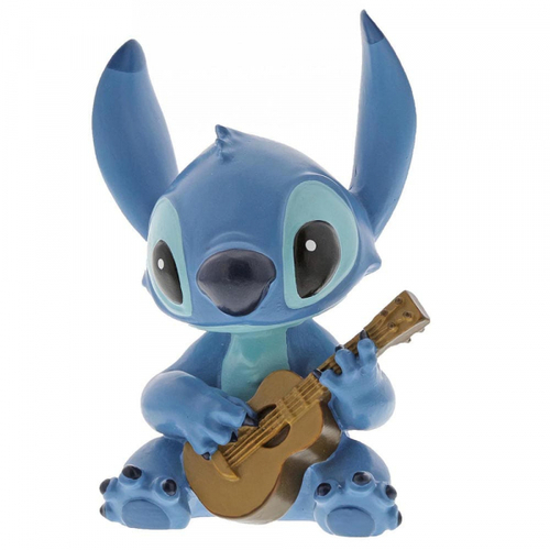 Disney Showcase - Stitch Hugs - Stitch with Guitar Mini Figurine
