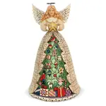 UNBOXED - Jim Shore Heartwood Creek - Angel With Christmas Tree Skirt