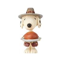 Peanuts by Jim Shore - Pilgrim Snoopy Mini Figurine