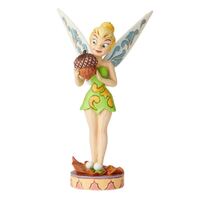 Jim Shore Disney Traditions - Peter Pan Tinker Bell with Acorn - Nuts For Fall