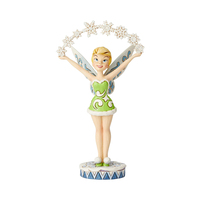 Jim Shore Disney Traditions - Tinkerbell With Snowflakes - Winter Whimsy