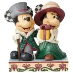 UNBOXED - Jim Shore Disney Traditions - Mickey and Minnie Victorian Elegant Excursion Figurine