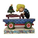 PRE PRODUCTION SAMPLE - Jim Shore Schroeder Train - Christmas Concert (Peanuts Collection) 