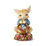 Jim Shore Heartwood Creek - Easter Collection - Spring Fling And Easter Things (Pint Sized Bunny with Basket)
