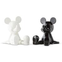 Disney Ceramics Salt and Pepper Shaker Set - Black & White Mickey Mouse