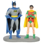 UNBOXED - Department 56 DC Comics Batman and Robin Figurine