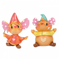Disney Showcase Miss Mindy - Jaq & Gus Set of 2 Figurines