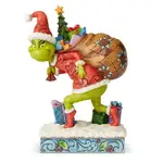 UNBOXED - Dr Seuss The Grinch by Jim Shore - Grinch Tip Toeing